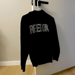 Reebok | Women’s Black Hoodie with White Logo